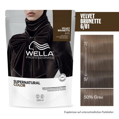 Wella Professional Supernatural Color 6/01 Velvet Brunette (120 g)