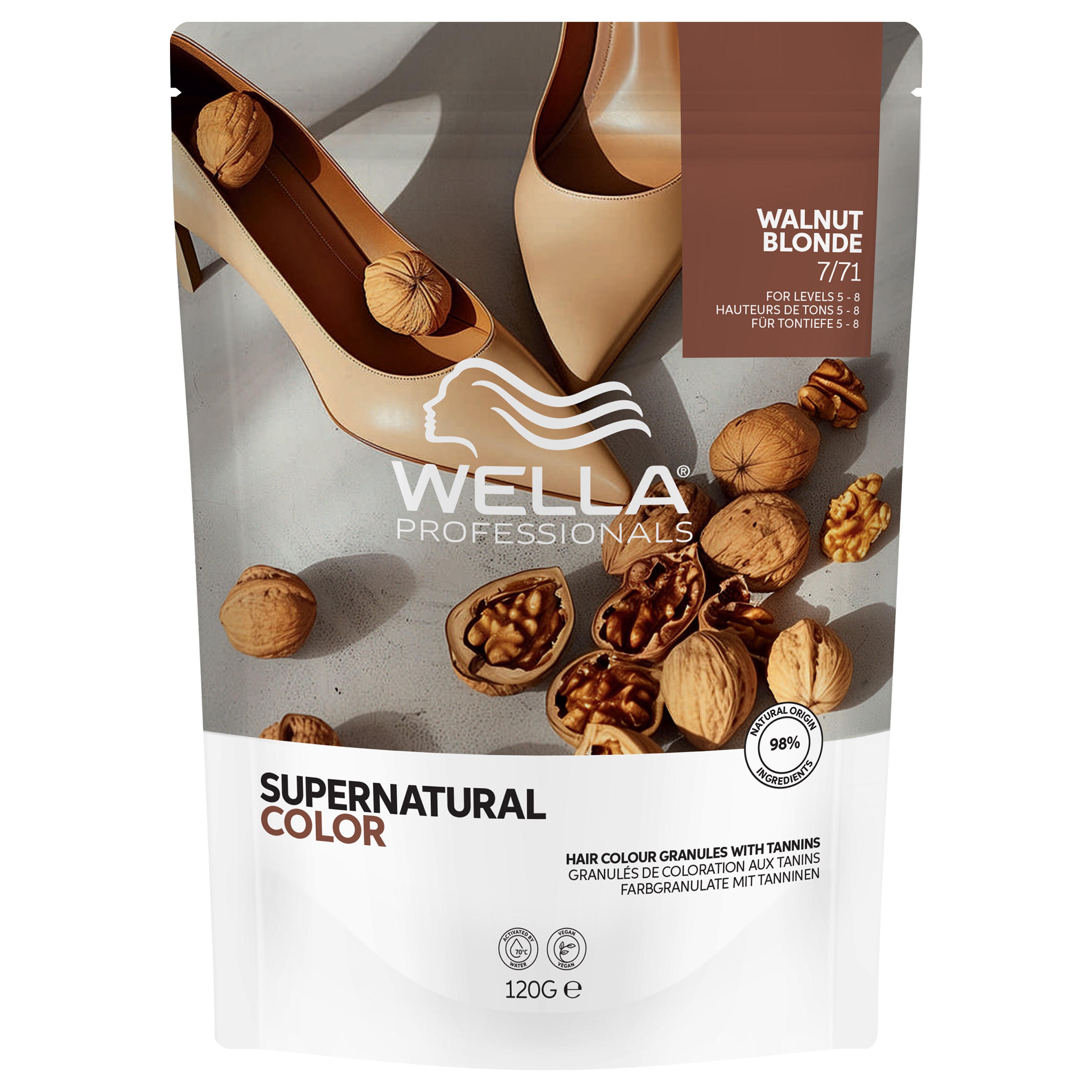 Wella Professional Supernatural Color 7/71 Walnut Blonde (120 g)