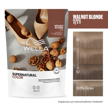 Wella Professional Supernatural Color 7/71 Walnut Blonde (120 g)